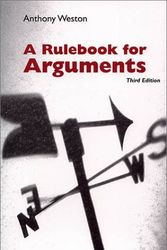 Cover Art for 9780872205536, A Rulebook for Arguments by Anthony Weston