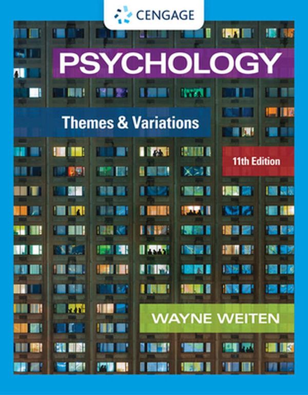 Cover Art for 9780357374825, Psychology : Themes and Variations by Wayne Weiten