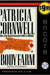 Cover Art for B004OZHGSG, The Body Farm Abridged edition by Patricia Cornwell