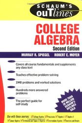 Cover Art for 9780070602663, Schaum's Outline of College Algebra by Murray R. Spiegel