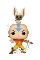 Cover Art for 0889698364638, Funko Pop! Animation: Avatar - Aang with Momo by POP