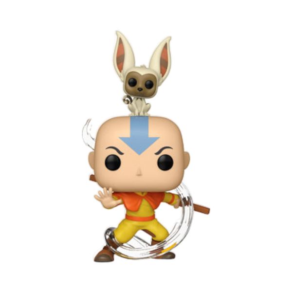 Cover Art for 0889698364638, Funko Pop! Animation: Avatar - Aang with Momo by POP