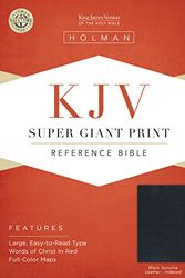 Cover Art for 9781433645075, KJV Super Giant Print Reference Bible, Black Genuine Leather Indexed by Holman Bible Staff