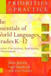Cover Art for 9781416605737, The Essentials of World Languages, Grades K-12 by Janis Jensen