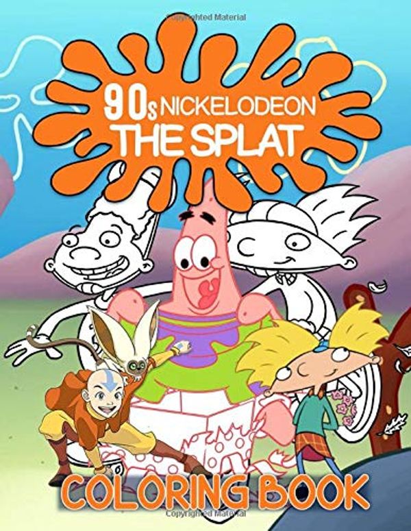 90s Nickelodeon The Splat Coloring Book Premium Unofficial 90s