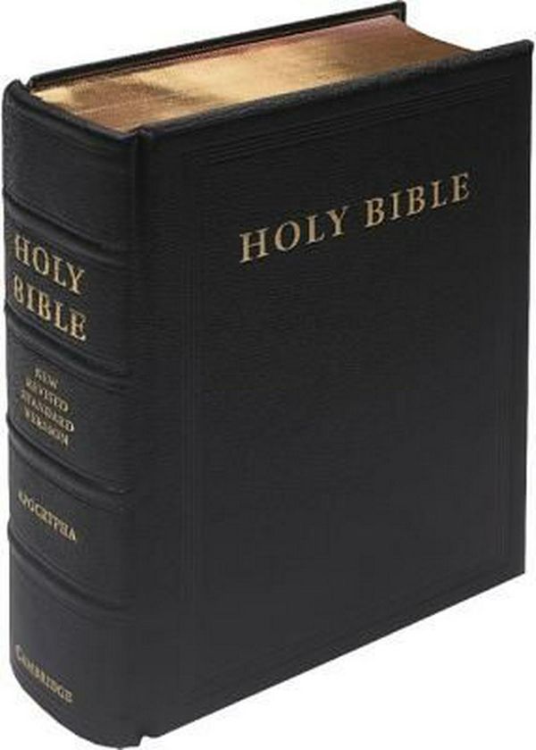 Cover Art for 9780521228756, NRSV Lectern Edition with Apocrypha NR936:TAB Black Goatskin Leather Anglicized Edition by Bible