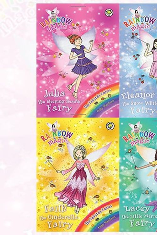 Cover Art for 9789325953840, Fairytale Fairies Collection Daisy Meadows Rainbow Magic Series 4 Books Bundle (Lacey the Little Mermaid Fairy, Faith the Cinderella Fairy, Eleanor the Snow White Fairy, Julia the Sleeping Beauty Fairy) by Daisy Meadows