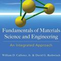 Cover Art for 9780470234631, Fundamentals of Materials Science and Engineering by William D. Callister