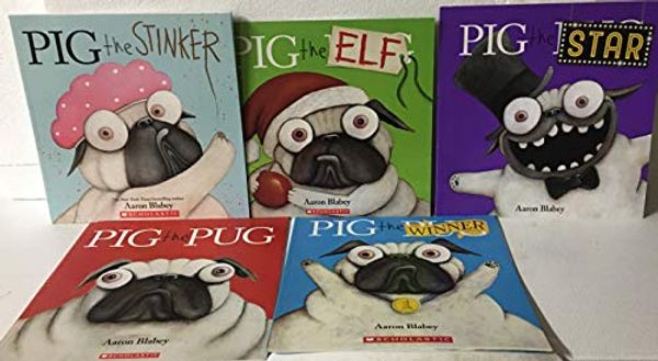 Cover Art for B07X19Z9PH, Aaron Blabey Pig the... 5 Books Collection: Pig the Elf, Pig the Pug, Pig the star, Pig the Stinker, & Pig the Winner by Unknown