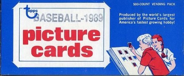 Cover Art for B005IHZ3SY, 1989 Topps Baseball Cards Unopened Vending Box of 500 Cards! Look for Rookies including Craig Biggio and Gary Sheffield and Hall of Famers and Superstars including Cal Ripken, Nolan Ryan, Mark McGwire, Barry Bonds, Roberto Alomar and Many More by 