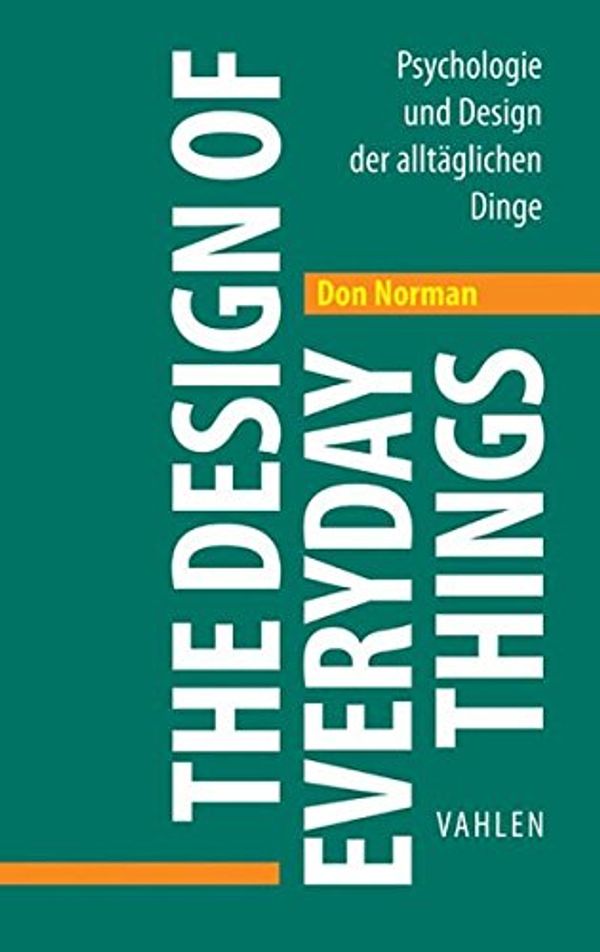 Cover Art for 9783800648092, The Design of Everyday Things by Don Norman