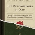 Cover Art for 9780259518334, The Metamorphoses of Ovid by Ovid Ovid