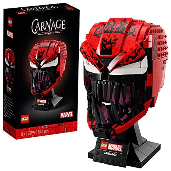 Cover Art for 5702016989687, LEGO 76199 Marvel Spider-Man Carnage Mask Building Set for Adults, Collectible Display Model Gift Idea by Unknown