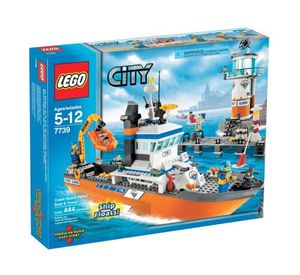 Cover Art for 0673419102469, Coast Guard Patrol Boat & Tower Set 7739 by LEGO