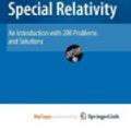 Cover Art for 9783642039096, Special Relativity by Michael Tsamparlis