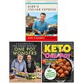 Cover Art for 9789123937615, Gino's Italian Express [Hardcover], The Hairy Bikers One Pot Wonders [Hardcover], The One Pot Ketogenic Diet Cookbook 3 Books Collection Set by Gino D'Acampo, Hairy Bikers, Iota