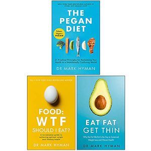 Cover Art for 9789124123505, Mark Hyman Collection 3 Books Set (The Pegan Diet, Food: WTF Should I Eat?, Eat Fat Get Thin) by Mark Hyman