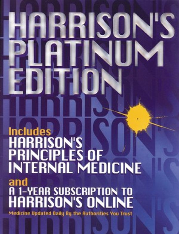 Cover Art for 9780071354868, Harrison's Platinum Edition by Hauser MD, Stephen L., Braunwald MD, Eugene, Isselbacher MD, Kurt J., Wilson MD, Jean D., Martin MD, Joseph B., Kasper MD, Dennis L., Fauci MD, Anthony S.
