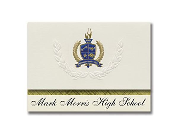 Cover Art for 0680282579793, Signature Announcements Mark Morris High School (Longview, WA) Graduation Announcements, Presidential Style, Basic Package of 25 with Gold & Blue Metallic Foil Seal by Unknown