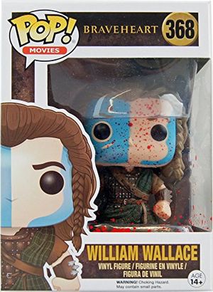 Cover Art for 0889698125482, Brave Heart - William Wallace Bloody Pop! Vinyl by Funko