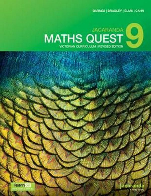 Cover Art for 9780730348559, Jacaranda Maths Quest 9 Victorian Curriculum 1E (Revised) LearnON & Print by Mark Barnes, Joanne Bradley, Lyn Elms, Robert Cahn