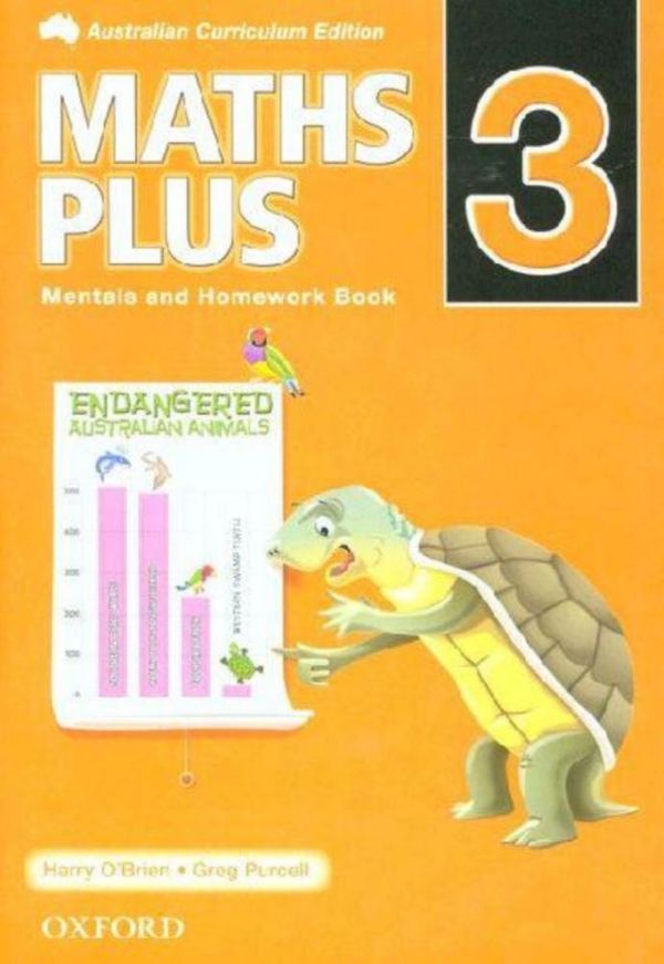 Cover Art for 9780195573398, Maths Plus NSW Australian Curriculum Edition Mentals and Homework Book 3 by O Brien, Purcell