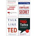 Cover Art for 9789124037932, Building a StoryBrand, The Storyteller's Secret, Talk Like TED, TED Talks 4 Books Collection Set by Donald Miller, Carmine Gallo, Chris Anderson