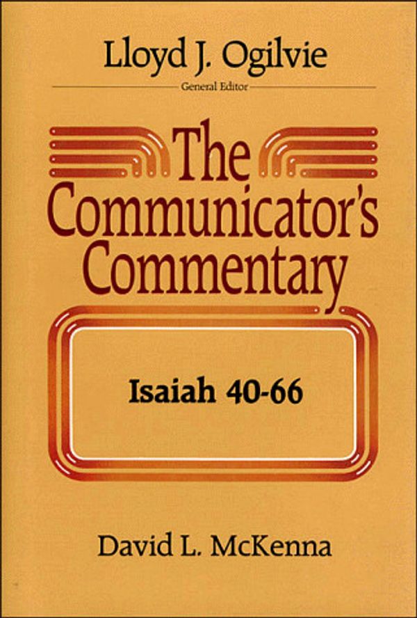 Cover Art for 9780849911392, The Communicator's Commentary by Dr David L McKenna