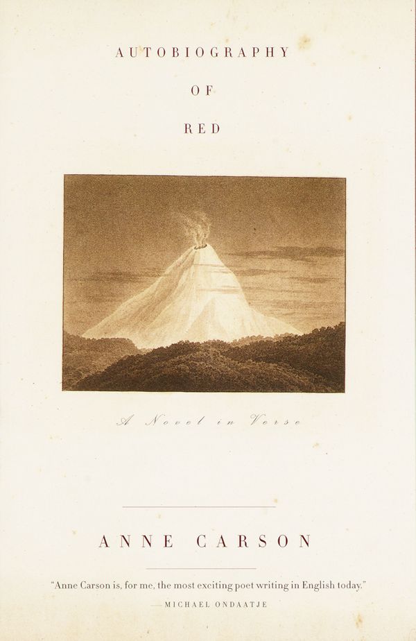 Cover Art for 9780375701290, Autobiography of Red: A Novel in Verse by Anne Carson