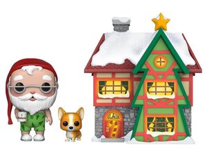 Cover Art for 0889698444231, Funko Pop! Town: Holiday - Santa's House with Santa & Nutmeg by FUNKO