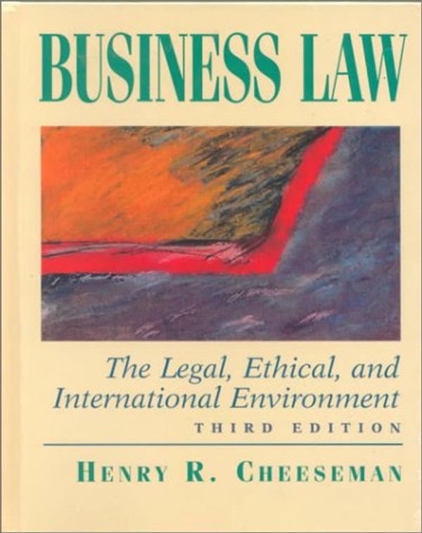 Cover Art for 9780130843098, Business Law Legal Ethic& Total Law CDROM Pk by Henry R. Cheeseman