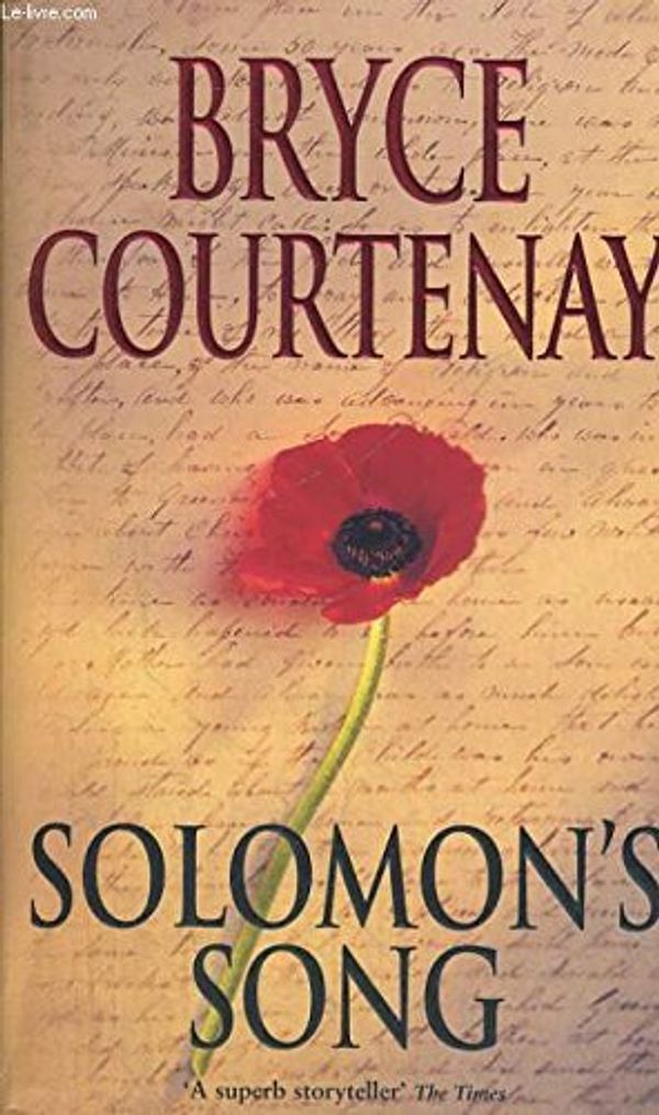 Cover Art for 9780140271577, Solomon's Song: The Potato Factory Trilogy Bk 3 by Bryce Courtenay