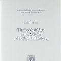 Cover Art for 9783161454516, The Book of Acts in the Setting of Hellenistic History by Colin J. Hemer