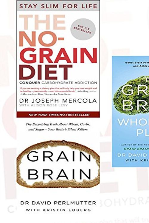 Cover Art for 9789123590704, Grain Brain Whole Life Plan, The No-Grain Diet and Grain Brain 3 Books Bundle Collection With Gift Journal - Boost Brain Performance, Lose Weight, and Achieve Optimal Health, The Surprising Truth about Wheat, Carbs, and Sugar - Your Brain's Silent Killers by David Perlmutter