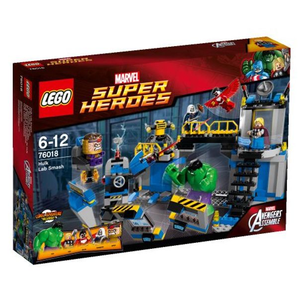 Cover Art for 5702015129046, Avengers: Hulk Lab Smash Set 76018 by Lego