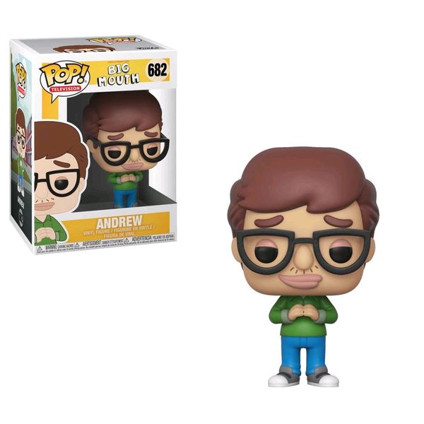 Cover Art for 0889698321686, POP Vinyl: Big Mouth: Andrew by FUNKO