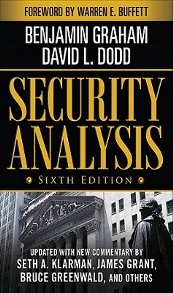 Cover Art for 9787770729515, Security Analysis: Sixth Edition, Foreword by Warren Buffett by GRAHAM