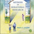 Cover Art for 9780071113625, Methods in Behavioral Research: With PowerWeb by Paul C. Cozby