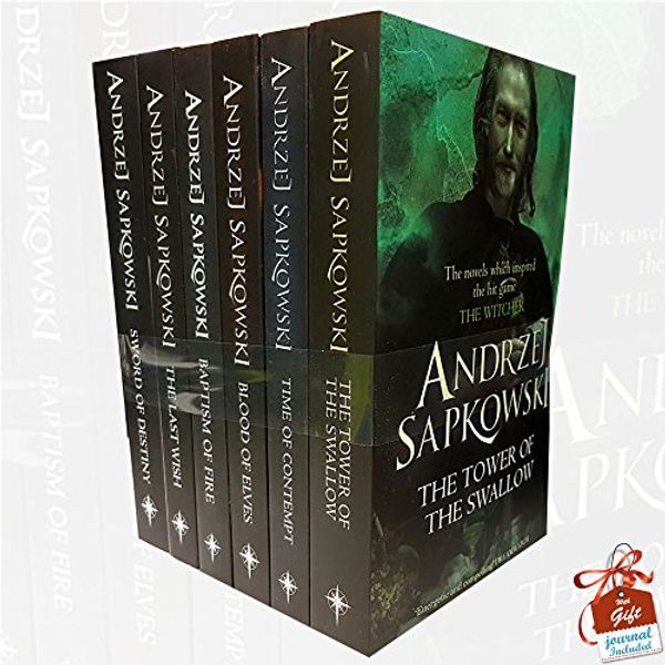 Cover Art for 9789123597956, Witcher Series Andrzej Sapkowski Collection 6 Books Bundle With Gift Journal (The Tower of the Swallow, Time of Contempt, Blood of Elves, Baptism of Fire, The Last Wish, Sword of Destiny) by Andrzej Sapkowski
