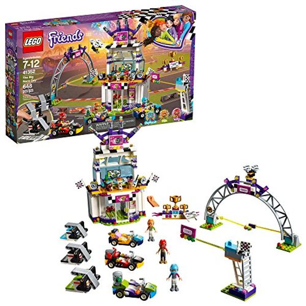 Cover Art for 0689245828688, LEGO Friends The Big Race Day 41352 Building Kit, Mini Go Karts and Toy Cars for Girls, Best Gift for Kids (648 Piece) (Discontinued by Manufacturer) by 