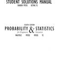 Cover Art for 9780131877139, Probability and Statistics for Engineers and Scientists: Student Solutions Manual by Sharon L. Myers