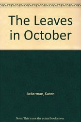 Cover Art for 9780440900498, The Leaves in October by Karen Ackerman