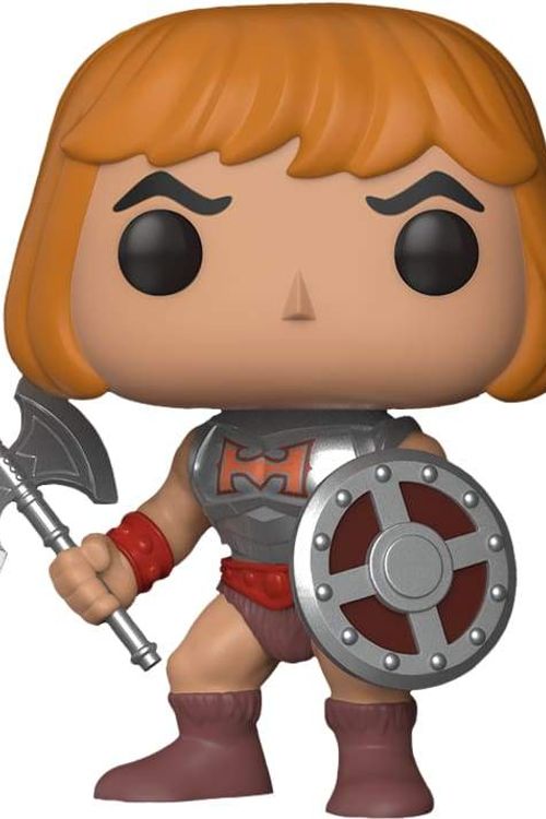 Cover Art for 0889698218054, Pop Masters of the Universe He-Man with Battle Armor Vinyl Figure by FUNKO