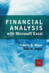 Cover Art for 9780324407501, Fin Analysis W/Micrsft Excel by Timothy R. Mayes