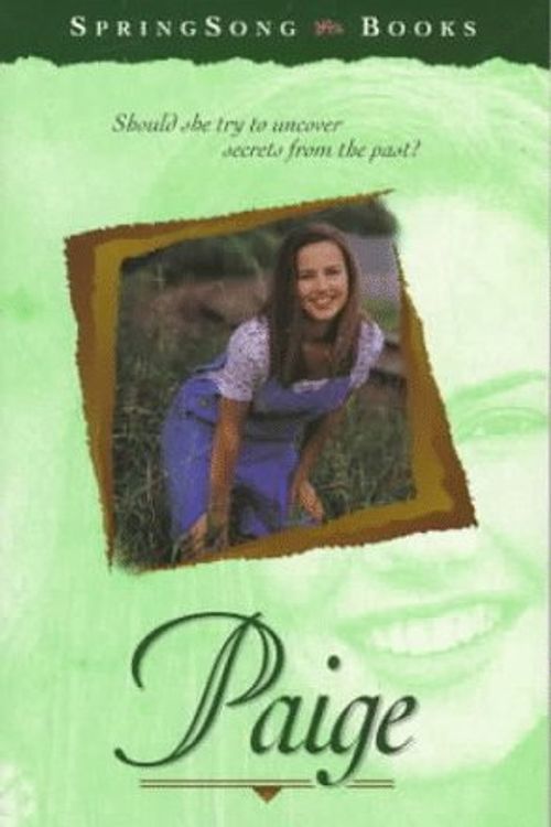 Cover Art for 9781556615856, Paige (SpringSong books) by Judy Baer