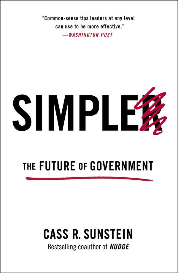 Cover Art for 9781476726618, Simpler by Cass R. Sunstein