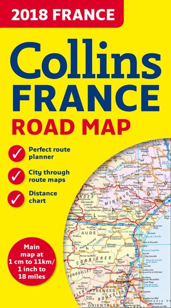 Cover Art for 9780008262532, 2018 Collins Map Of France [New Edition] by Collins UK