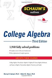 Cover Art for 9780071635394, Schaum's Outline of College Algebra by Murray R. Spiegel