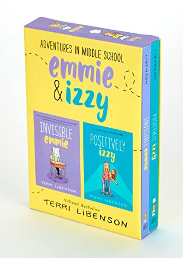 Cover Art for 0046594021984, Adventures in Middle School 2-Book Box Set: Invisible Emmie and Positively Izzy (Emmie & Friends) by Terri Libenson