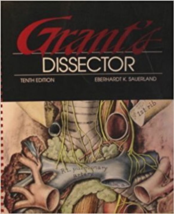 Cover Art for 9780683037074, Grant's Dissector by J.C.Boileau Grant